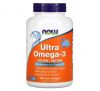 NOW Foods, Ultra Omega-3, 500 ЕПК/250 ДГК, 180рибних капсул