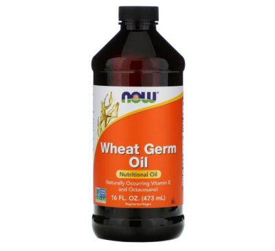NOW Foods, Wheat Germ Oil, 16 fl oz (473 ml)