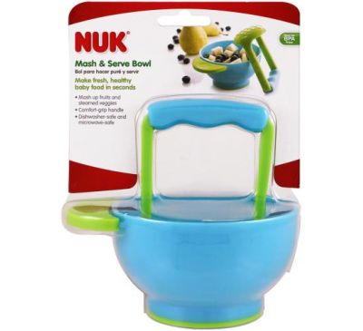 NUK, миска для приготування й подачі дитячого пюре, 1 шт