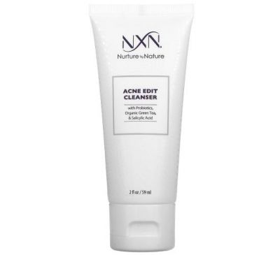 NXN, Nurture by Nature, Acne Edit, Cleanser, 2 fl oz (60 ml)