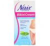 Nair, Hair Remover, Bikini Cream, Sensitive Formula, With Green Tea, 1.7 oz (48 g)