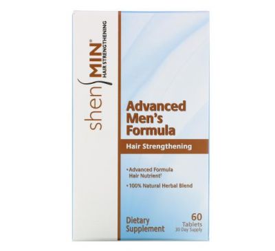 Natrol, Shen Min, Advanced Men's Hair Strengthening Formula, 60 Tablets