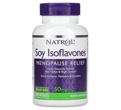 Natrol, Soy Isoflavones, 10 mg, 120 Capsules