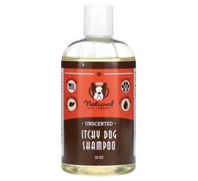 Natural Dog Company, Unscented, Itchy Dog Shampoo, 12 oz