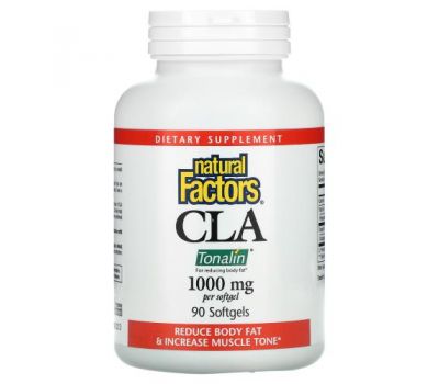 Natural Factors, CLA , 1,000 mg, 90 Softgels