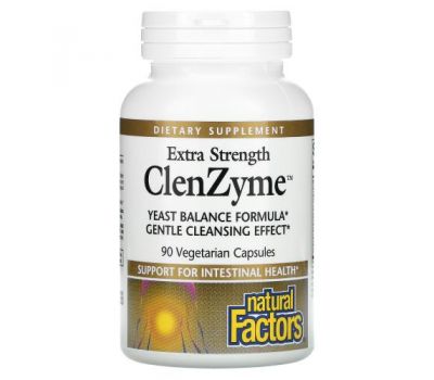 Natural Factors, Extra Strength ClenZyme, 90 Vegetarian Capsules