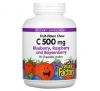 Natural Factors, Fruit-Flavor Chew Vitamin C, Blueberry, Raspberry and Boysenberry, 500 mg, 90 Chewable Wafers