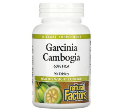 Natural Factors, Garcinia Cambogia, 750 mg, 90 Tablets
