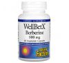 Natural Factors, WellBetX, берберин, 500 мг, 60 вегетаріанських капсул