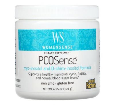 Natural Factors, Womensense, PCOSense, 4.55 oz (129 g)