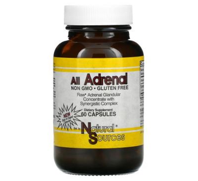 Natural Sources, All Adrenal, 60 капсул