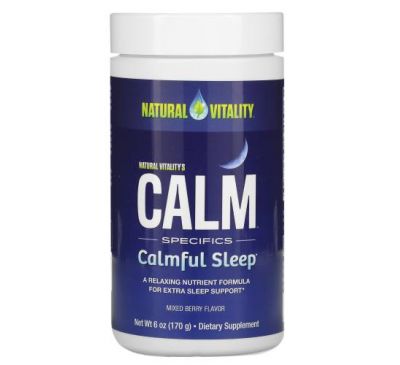 Natural Vitality, CALM Specifics, добавка для спокойного сна, со вкусом ягод, 170 г (6 унций)