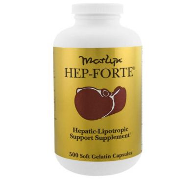 Naturally Vitamins, Marlyn, Hep-Forte, 500 Soft Gelatin Capsules