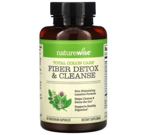 NatureWise, Fiber Detox & Cleanse, 60 Vegetarian Capsules