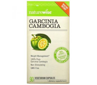 NatureWise, Garcinia Cambogia, 90 Vegetarian Capsules