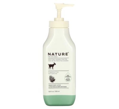 Nature by Canus, Fresh Goat Milk, Creamy Body Lotion, Fragrance Free, 11.8 fl oz (350 ml)
