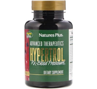 NaturesPlus, Advanced Therapeutics, Hypertrol, RX Blood Pressure, 60 Tablets