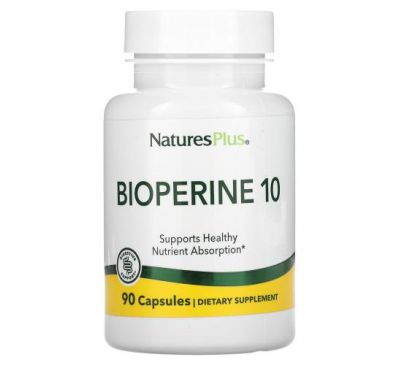 NaturesPlus, Bioperine 10, 90 Vegetarian Capsules