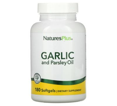 NaturesPlus, Garlic and Parsley Oil, 180 Softgels
