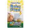 NaturesPlus, Source of Life, Animal Parade, Baby Plex, рідкі мультивітамінні краплі без цукру, натуральний апельсиновий смак, 60 мл (2 рідк. унції)