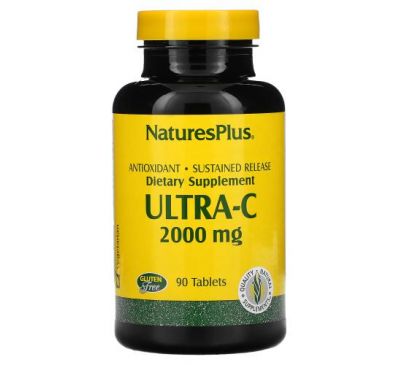 NaturesPlus, Ultra-C, 2,000 mg, 90 Tablets