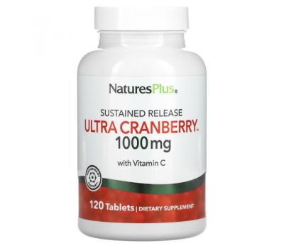 NaturesPlus, Ultra Cranberry 1000, 60 Tablets