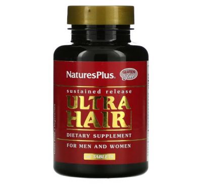 NaturesPlus, Ultra Hair, For Men and Women, 60 Tablets