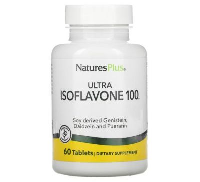 Nature's Plus, Ultra Isoflavone 100, 60 вегетарианских таблеток