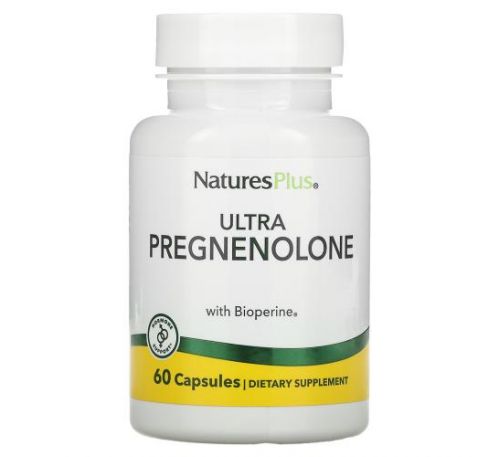 NaturesPlus, Ultra Pregnenolone, 60 Vegetarian Capsules