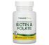 NaturesPlus, біотин і фолат тривалого вивільнення, 30 таблеток