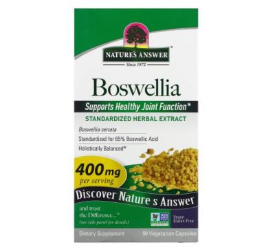 Nature's Answer, Boswellia, 400 mg, 90 Vegetarian Capsules