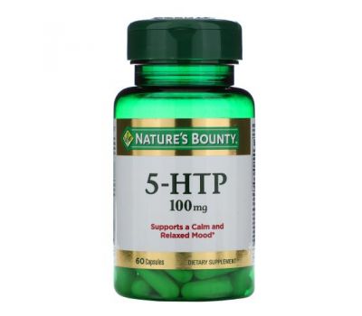 Nature's Bounty, 5-HTP, 100 mg, 60 Capsules
