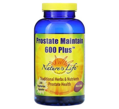 Nature's Life, Prostate Maintain  600 Plus, 250 Vegetarian Capsules