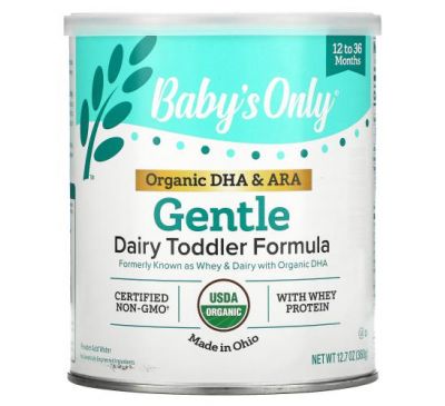 Nature's One, Dairy Toddler Formula, Gentle, 12 to 36 Months, 12.7 oz (360 g)