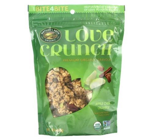 Nature's Path, Love Crunch, Premium Organic Granola, Apple Chia Crumble, 11.5 oz (325 g)