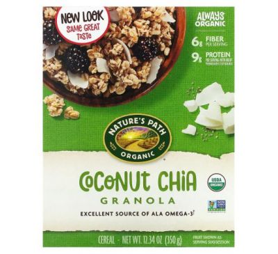 Nature's Path, Organic Coconut Chia Granola, 12.34 oz (350 g)