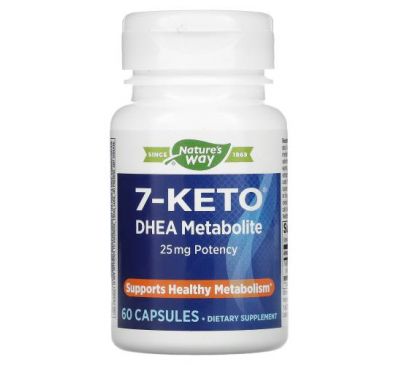 Nature's Way, 7-KETO, DHEA Metabolite, 60 Capsules