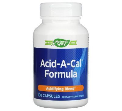 Nature's Way, Acid-A-Cal Formula, 100 Capsules