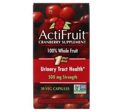 Nature's Way, ActiFruit Cranberry Supplement, 30 Veg Capsule