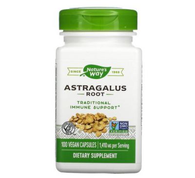 Nature's Way, Astragalus Root, 1,410 mg, 100 Vegan Capsules