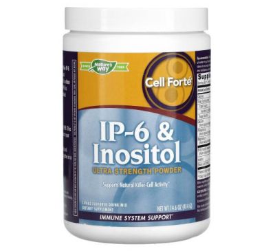 Nature's Way, Cell Forté, IP-6 & Inositol, Ultra-Strength Powder, Citrus Flavored, 14.6 oz (414 g)