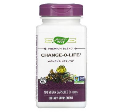 Nature's Way, Change-O-Life, Women's Health, 180 Vegan Capsules