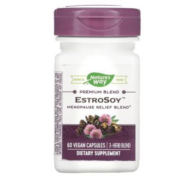 Nature's Way, EstroSoy, Menopause Relief Blend, 60 Vegan Capsules