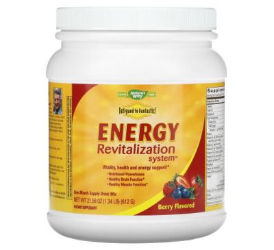 Nature's Way, Fatigued to Fantastic, Energy Revitalization System, Berry, 1.3 lb (612 g)