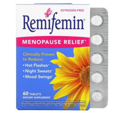 Nature's Way, Remifemin, Menopause Relief, 60 Tablets
