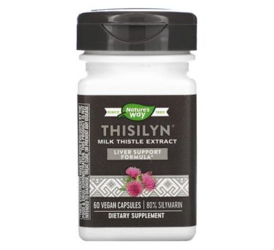 Nature's Way, Thisilyn, Milk Thistle Extract, 60 Vegan Capsules