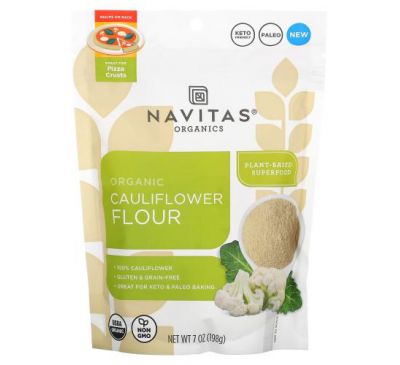 Navitas Organics, Organic Cauliflower Flour, 7 oz (198 g)