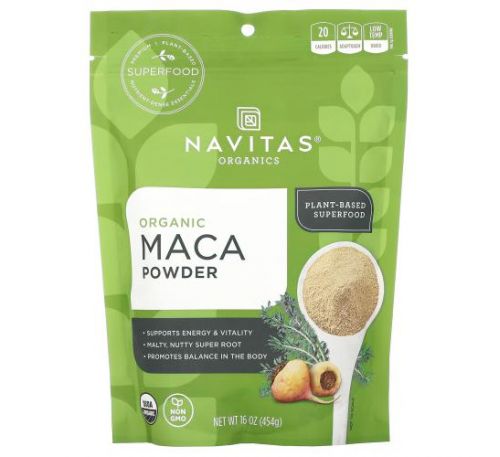 Navitas Organics, Organic Maca Powder, 16 oz (454 g)
