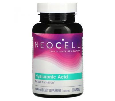 Neocell, Hyaluronic Acid, 100 mg, 60 Capsules