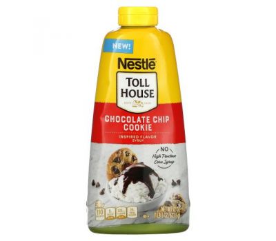 Nestle Toll House, Flavor Syrup, шоколадное печенье, 623,6 г (22 унции)